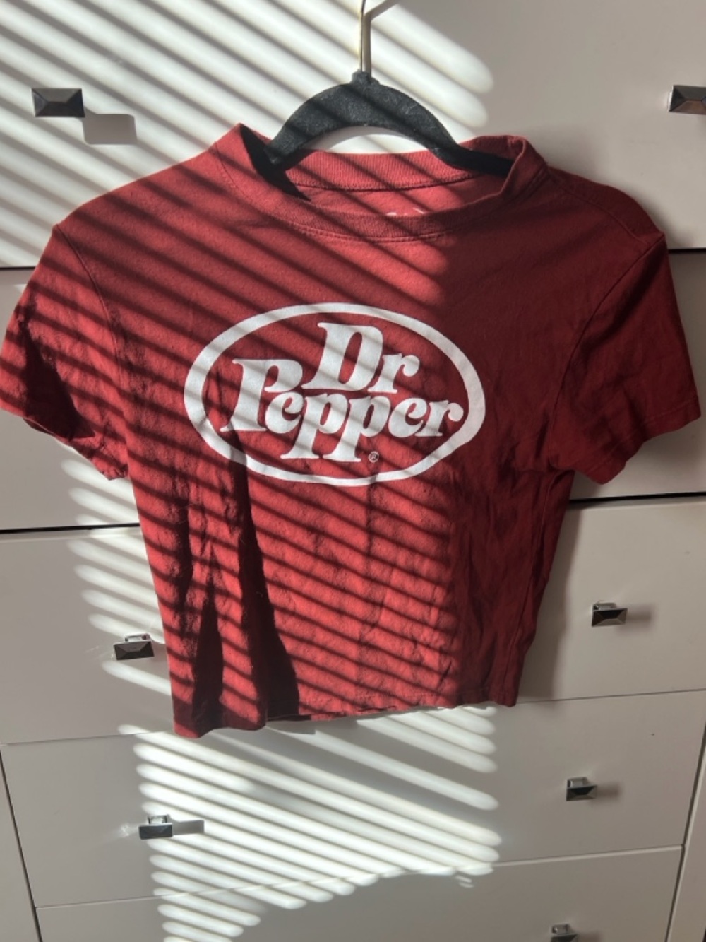 Zumiez Maroon Dr Pepper Logo Crop Top